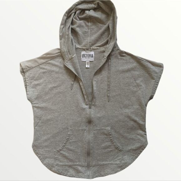 Victoria Sport Grey Zip Up Hoodie - Picture 1 of 8